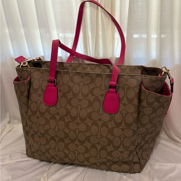 Coach Signature Canvas Tote Bag - Picture 2 of 4